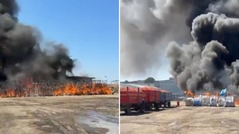 Bursada fabrika yangını: Ekipler müdahale ediyor