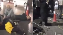 Meşhedde hükümet yanlısı grubun arasına araç daldı: Çok sayıda ölü ve yaralı var