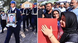 Gemi faciasında ailesi için kendini feda etti! Kahraman jandarma uzman çavuşa acı veda