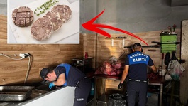 Kavurma imalathanesinde mide bulandıran manzara 