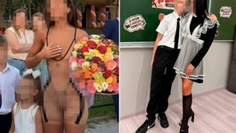 Okulun ilk gününe böyle geldiler! Ülkede tartışma başladı