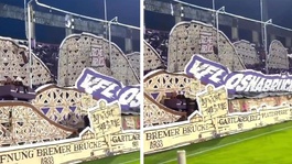 Tribünde lunapark treni kurdular, fark yediler