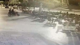 İzmirde belediyeye ait kafeye silahlı saldırı! O anlar kamerada