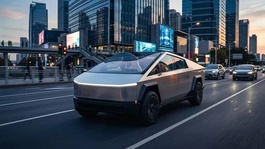 Sürücüsüz taksi dönemi başladı! Tesla Cybercab yollara çıktı