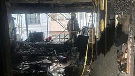 Bakırköyde otelde çıkan yangında 12 kişi yaralandı, 7 kişi tahliye edildi