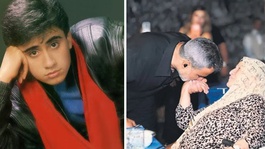 15 yıllık aradan sonra Küçük Emrah sahneyi yarıda kesti! Annesinin elini öptü