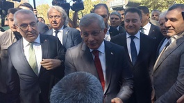 Davutoğlu şüpheli sıfatıyla adliyede