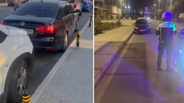 Geçemeyince hepsini kayda alıp polise gitti! Engelli vatandaşın ihbarı 55 araca ceza yağdırdı