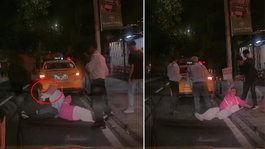 İstanbulda taksici dehşeti! Yaşlı adamın yüzüne tekme attı, kadın yerde sürüklendi