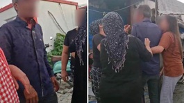 Öz kızına bile acımadı! Konteyner kenti palayla bastı