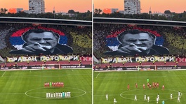 Sırbistan’da skandal! Kızılyıldız tribünlerinden “Bosna Kasabı” Mladiç’e özel koreografi