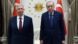 Cumhurbaşkanı Erdoğan, Mansur Yavaşı kabul etti