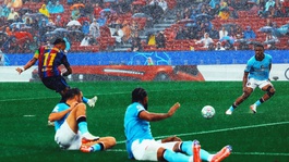 Galatasarayın rakibi Barcelona, Feyenoordu beşledi