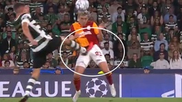 Galatasaray, Sporting karşısında kırmızı kart bekledi
