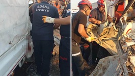 Kamyonet, TIR’a arkadan çarptı: 2 ölü