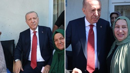 Cumhurbaşkanı Erdoğan, Rizede komşularını ziyaret etti