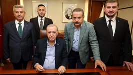 Faruk Çelik, Cumhurbaşkanı Erdoğan ile Rizede görüştü