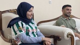 17 yaşındaki Sudenin evine Konyasporlu futbolcular konuk oldu