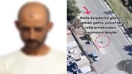Polisten elektrikli skuterle kaçtı, dron takibiyle yakalandı! Nefes kesen anlar kamerada