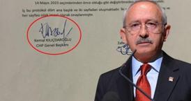 Kılıçdaroğlu’nun zor anları “Yok böyle bir şey“ dedi, imzalı belge yayınlanınca ağız değiştirdi