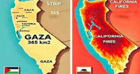 Benzerlikleri gündem oldu 6 gündür yanan California’nın son hali Gazze’yi anımsattı