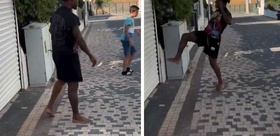 Orban Türkiye’ye çabuk alışmış Çıplak ayakla sokağa indi, mahalledeki çocuklarla futbol oynadı