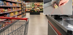 Zabıta denetimde fark etti Zincir marketin kapısına mühür vuruldu