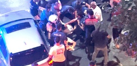 Mahalleyi karıştıran taciz iddiası Çığlıkları duyan aile sokağa indi