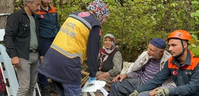 AFAD seferber oldu: Ormanda mahsur kalan Bircan çifti 2 gün sonra kurtarıldı