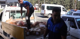 Kasapta yüzlerce kilo bozuk et ele geçirildi Vatandaşı alenen zehirleyeceklerdi