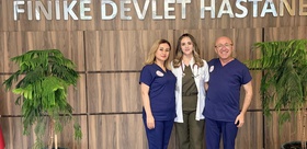 Hemşire annesi ve sağlık memuru babasının hastanesine hekim olarak atandı