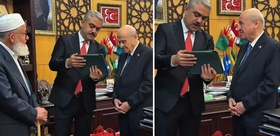 Bahçeli’nin duygusal anları Sesini duyunca dayanamadı: Mahvettin bizi