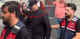 Şapka da kurtarmadı Yağız Sabuncuoğlu’nun Adli Tıp’a sevk edildiği görüntüler