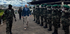 Kamerun ordusunun subayları Türkçe öğreniyor