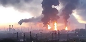 Ukrayna, Rusya’nın başkenti Moskova’daki petrol rafinerisini vurdu