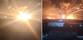 Suriye’de korkutan gece Mühimmat deposunda art arda patlamalar