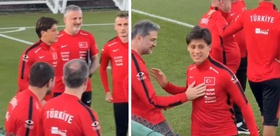 Arda Güler yine gönülleri fethetti Milli takım idmanındaki tavrı dikkat çekti