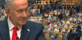 Protestoların gölgesinde konuşan Netanyahu salondan ayrılanları hedef aldı: Ahlaki korkaklar