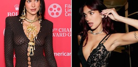 Dua Lipa’nın yeni kıyafeti olay oldu Tam 740 parça kullanıldı
