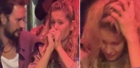 Burcu Biricik önce gözyaşlarına hakim olamadı, ardından dans etti
