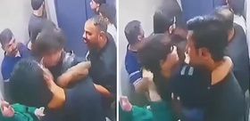 Irak’ta halatı kopan asansör 7’nci kattan zemine çakıldı 9 kişinin yaralandığı anlar kamerada