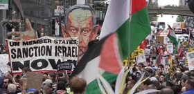 New York’ta Netanyahu protestosu Binlerce kişi BM’ye yürüdü