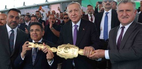 57 yıl sonra er meydanında büyük final Cumhurbaşkanı Erdoğan da tribündeydi