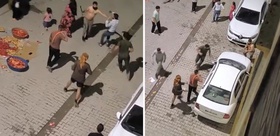 Sokağı savaş alanına çevirdiler: 2 kişi yaralandı