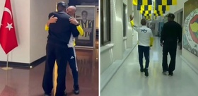Hasret böyle bitti Emenike ile İsmail Kartal bir arada