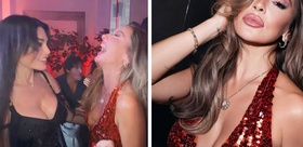 Hadise after party’de fena dağıttı