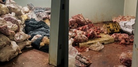 Görüntüler başkentimizden Tam 104 ton ete el koyuldu