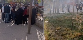 Van’da korku dolu anlar Kız öğrenci okula pompalı tüfekle geldi
