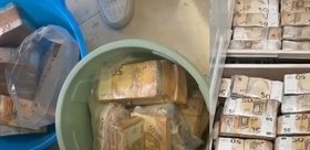 Ev değil banka Duvarlardan, fayansların altından milyonlarca Euro çıktı