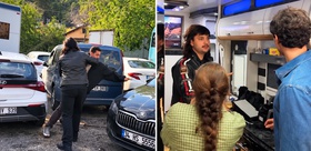 Nurgül Yeşilçay’ın oğlu Osman Nejat, “Ömür Usta“ setini bastı